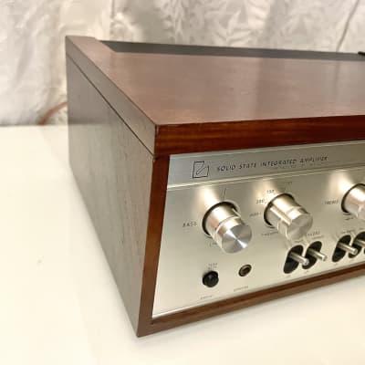 Vintage Rare Luxman SQ505X (30 WPC / 50 WPC) Integrated Amplifier - Rosewood+ Serviced + Clean image 6