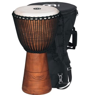 Meinl ADJ2-XL African Style Rope Tuned 13" Djembe with XL Bag