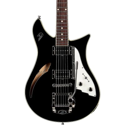 Duesenberg Double Cat Electric Guitar-Black-Used Mint for sale