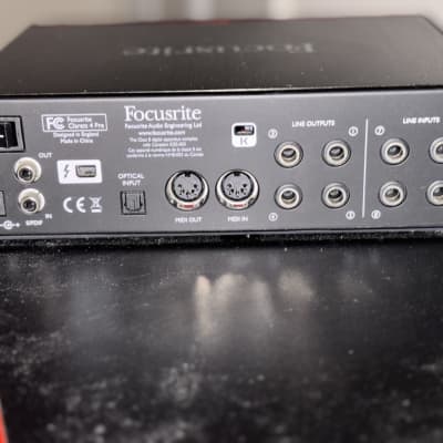 Focusrite Clarett 4Pre Thunderbolt Audio Interface