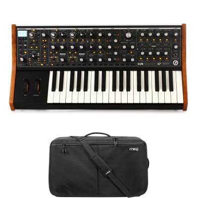 Moog Subsequent 37 Analog Synthesizer with Semi-Rigid Case