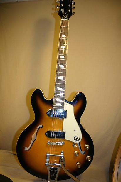 Epiphone limited edition Casino with Bigsby Sunburst