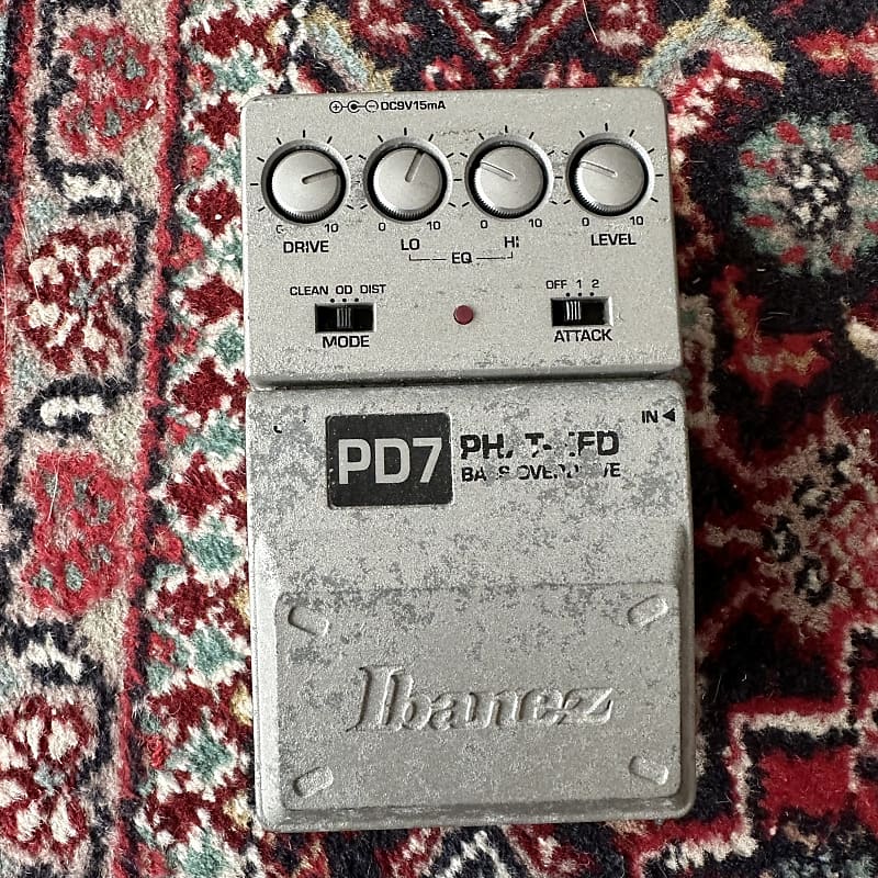 完売品Ibanez / PD7 Phat-Hed Bass Overdrive ギター