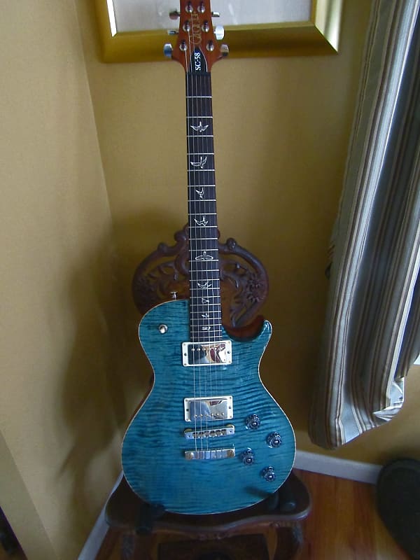 PRS  Stripped SC58 with 58/15 LT pickups -  2011 Blue Crab image 1
