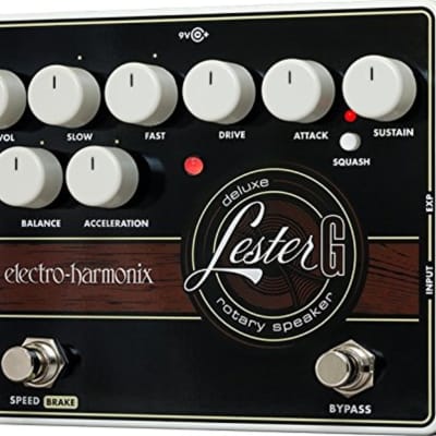 Electro Harmonix Lester G DELUXE Stereo Rotary Speaker Emulator for Guitar w/ EHX Power Supply! image 1