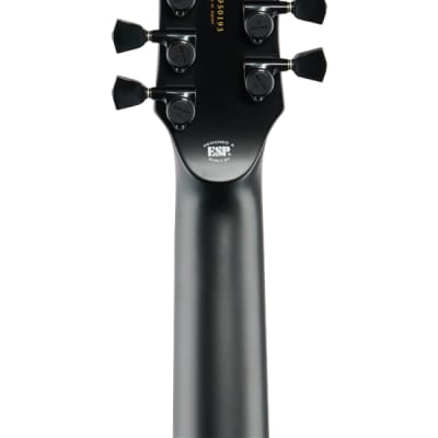 ESP EII EC7 Evertune Electric Guitar Black Satin with Case image 7