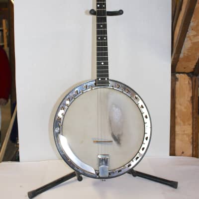 Vintage 1960's Vega Wonder Plectrum 4 String Banjo With Hard Shell Case image 4