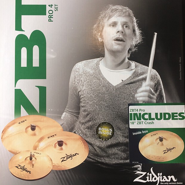 Zildjian zbt deals pro cymbal set