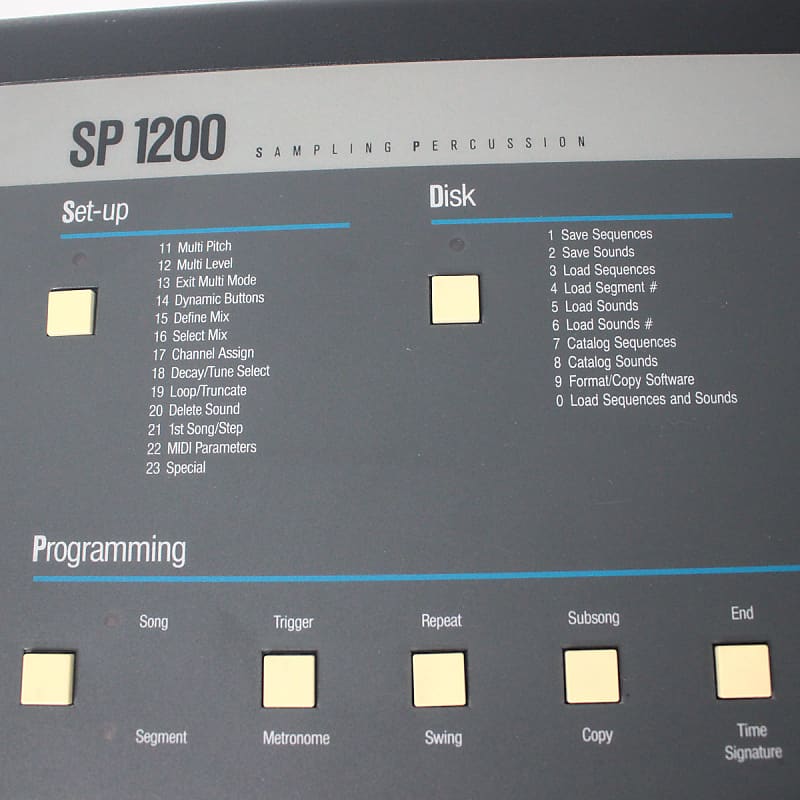 E-MU Systems SP-1200 8-Voice Drum Sampler | Reverb