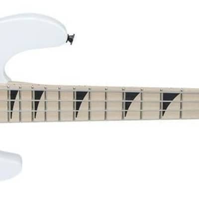 Jackson JS Series Concert Bass, Minion 4-String Maple - Snow White (JS1XM) image 5