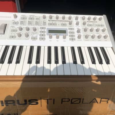 Access Virus TI2 Polar 37-Key Digital Synthesizer 2010s - Aged Polar White