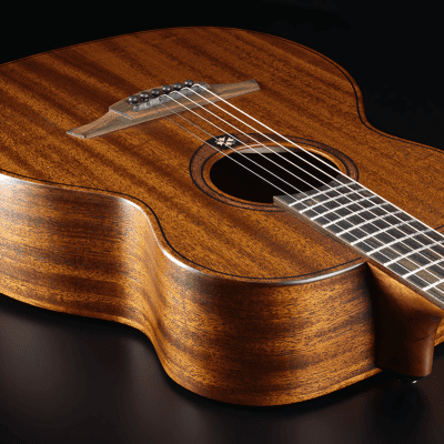 Lag Travel-KAE | All Khaya Wood Acoustic / Electric Travel Guitar with Gig Bag. New with Full Warranty! image 7