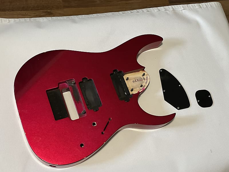 1999 Japan Fujigen Ibanez RG7420 7 String Magenta Crush
