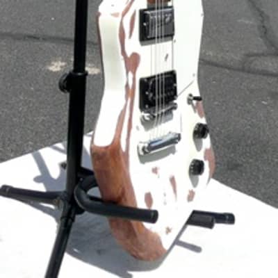 PV MUSIC RELIC Custom Built "White Modern Relic" Electric Guitar - Plays / Sounds Great image 4