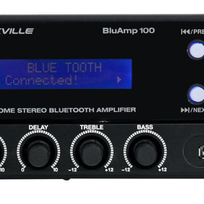 Rockville BLUAMP 100 Home Stereo Bluetooth Amplifier with USB/RCA Out+(2) Mics image 5