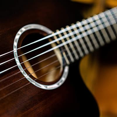 Cordoba Fusion 5 Sonata Burst Acoustic-Electric Cutaway Nylon String Guitar, Fusion Series image 9