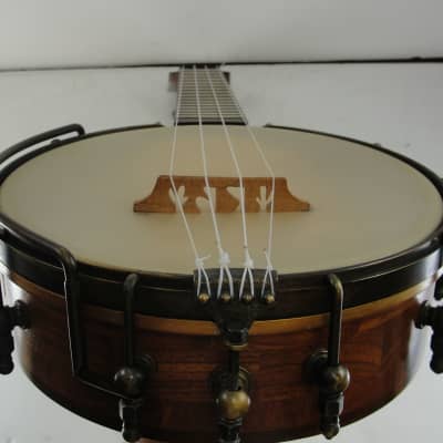 Richard Brown Concert Scale Banjo Ukulele c2016 Mahogany/Dark Walnut image 10