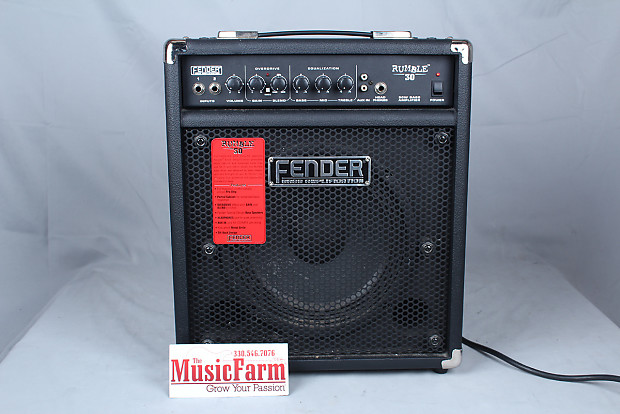 Used Fender Rumble 30 30 Watt 1X10 Electric Bass Guitar Combo Amp