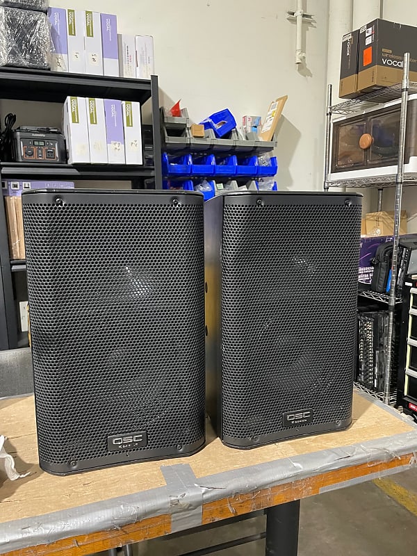 Qsc K Series Powered Active Dj Pa Speakers Pair Reverb