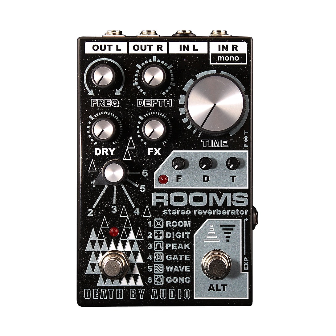 Death By Audio DBA Rooms Stereo Reverb Effects Pedal