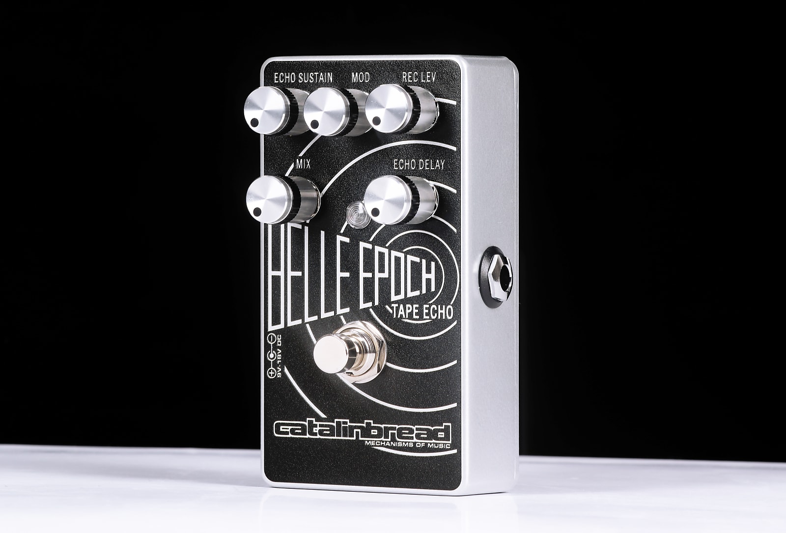 Catalinbread Belle Epoch EP3 Tape Echo Emulation Delay Effects Pedal Silver and Black