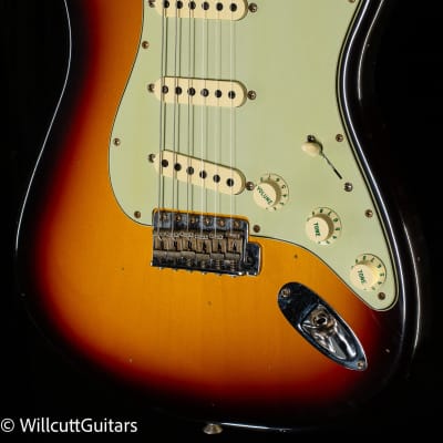 Fender Custom Shop Willcutt True '62 Stratocaster Journeyman Relic 3-Color Sunburst Large C (029) for sale