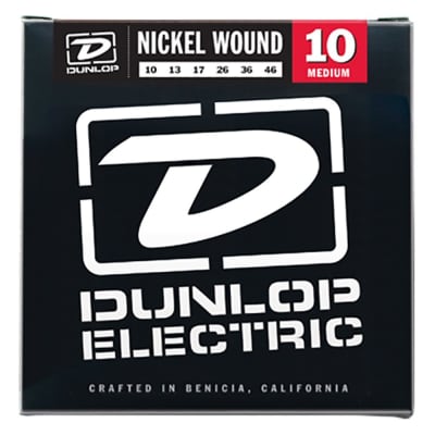 Dunlop DEN1046 Nickel Plated Steel Light Electric Strings (10-46) image 1