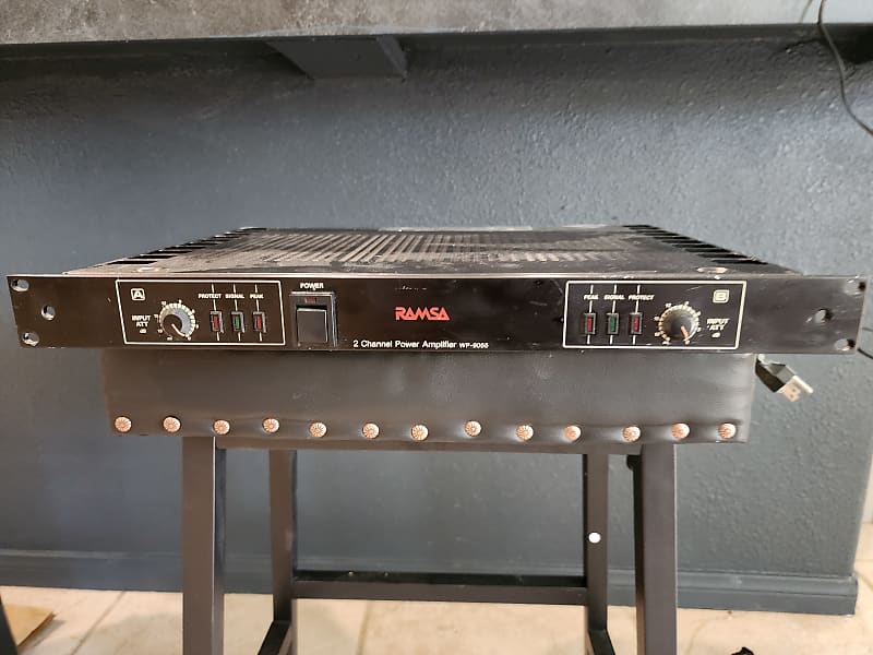 Ramsa Panasonic 2 Channel Power Amplifier WP-9055 Black | Reverb