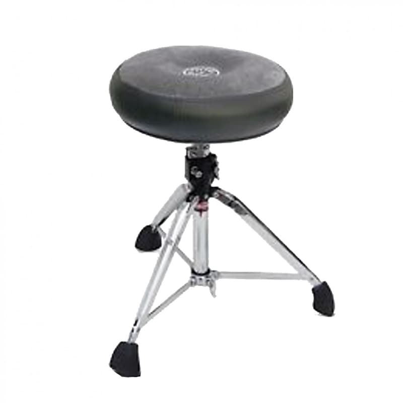 RocNSoc Manual Round Drum Throne Grey Reverb Canada