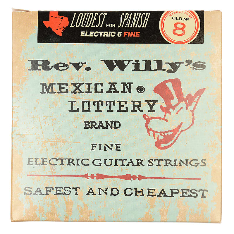 Dunlop Reverend Willy's String Set Light 8-40 image 1