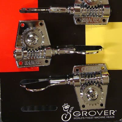 Grover 142C Vintage Bass Tuning Machines, 2 + 2, Chrome image 1