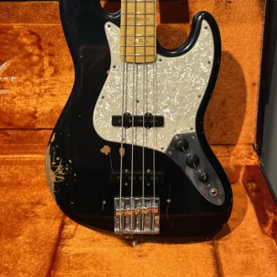 ONLY 50pcs Fender Geddy Lee signature 1972 relic Jazz Bass Custom Shop limited edition ONLY 50 pieces 2014 Black Rush image 2