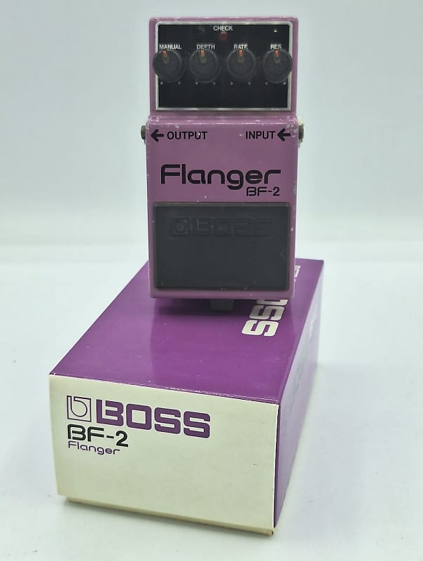 BOSS ボス Bass Flanger BF-2B 日本製 エフェクター Boss BF-2 Flanger 1980-1984 (Black Label) Made In Japan | Reverb