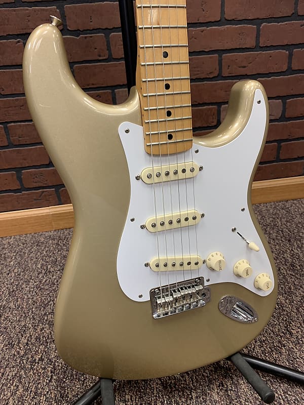 Fender Classic Player '50s Stratocaster Shoreline Gold Custom Shop Designed image 1
