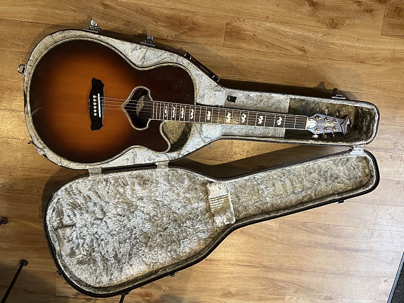 Morrisエレアコ80年代Tornado Tornado by Morris GZJ Sunburst Electric Acoustic Guitar