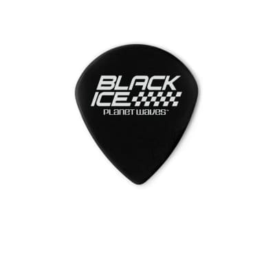 Planet Waves 3DBK7-10 Black Ice Guitar Picks, 10 pack, Extra Heavey image 3