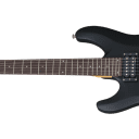 Schecter C-6 Deluxe Left-Handed Electric Guitar Satin Black