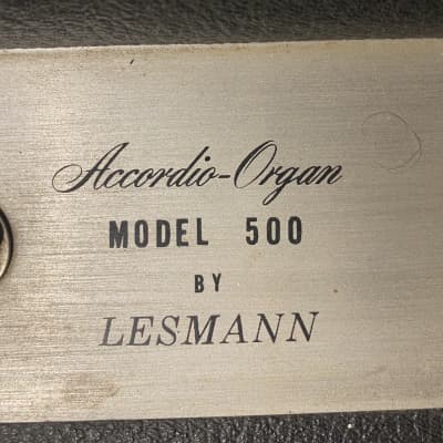 Lesmann Model 500 1960 rare vintage tube amp image 4