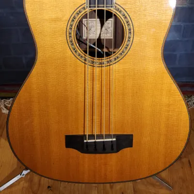 Larrivee LB-09E Acoustic Bass Natural-Original Hard Case-Good Sound! image 5