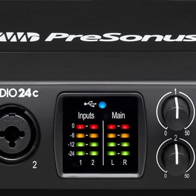 PreSonus Studio 24c 2x2, 192 kHz, USB Audio Interface with Studio One Artist and Ableton Live Lite DAW Recording Software image 10