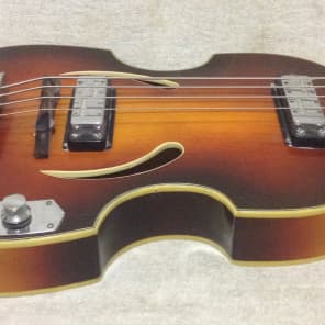 Klira 356 Twen Star Violin Bass 1960's Tobacco Burst image 12