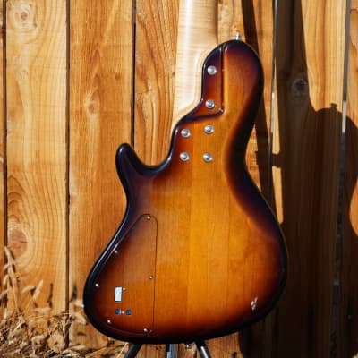 Sadowsky Masterbuilt 24-Fret Single Cut Bass Red Alder Body '59 Burst 5-String Bass w/ Gig Bag image 10