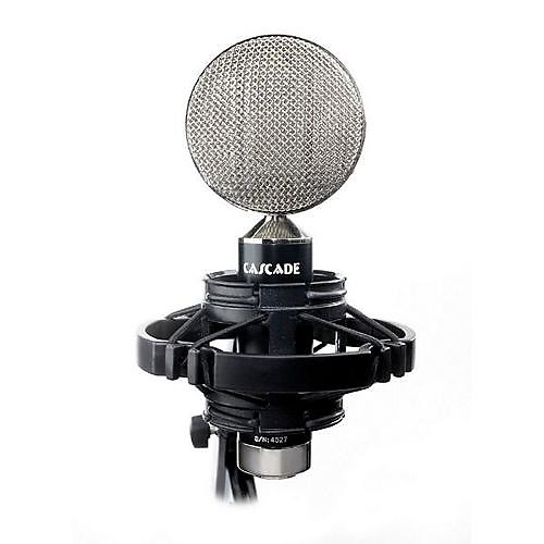 Cascade Microphones 99BL Fat Head II Short Ribbon Mic w/Lundahl Upgrade (Black & Silver) image 1