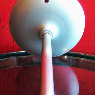 Vintage RARE 1930's Astatic D-104 crystal "Lollipop" microphone Chrome w period desk stand # 2 image 9