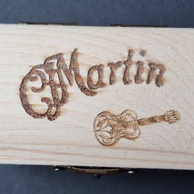6 CHEVILLES guitare épingle OS opaque bovin Boite Bois 1 - MARTIN CUSTOM image 2