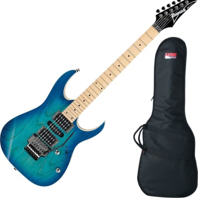Ibanez RG470AHM RG Standard Series Electric Guitar, Blue Moon Burst w/ Gig Bag image 2