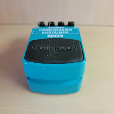 Behringer CS100 Compressor Sustainer Guitar Effect Pedal Works Perfectly & Clean image 5