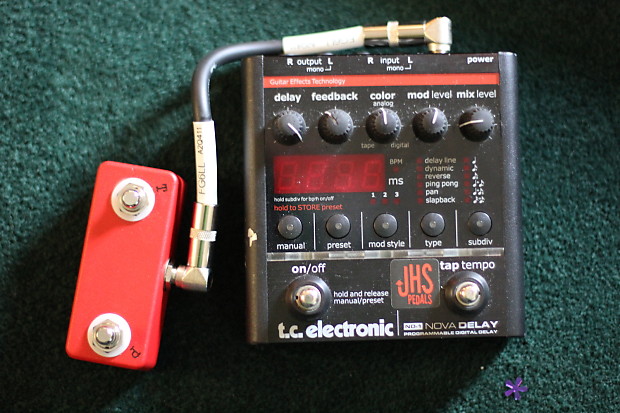 TC Electronic ND-1 Nova Delay with JHS Mod | Reverb