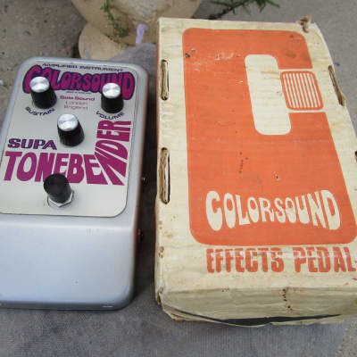 Colorsound Supa Tonebender Fuzz  70's Original near MINT in box TONE! London image 3
