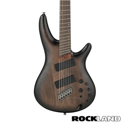Ibanez SRC6MS-BLL Black Stained Burst Low Gloss Multi Scale for sale